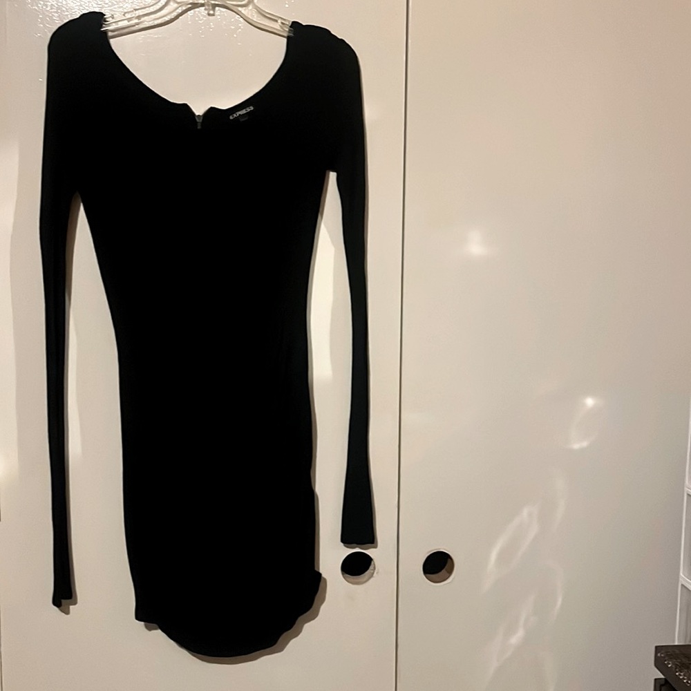 Knit knee length dress